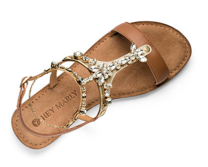 Brilliant Life Chain - Comfort Riemen Cognac