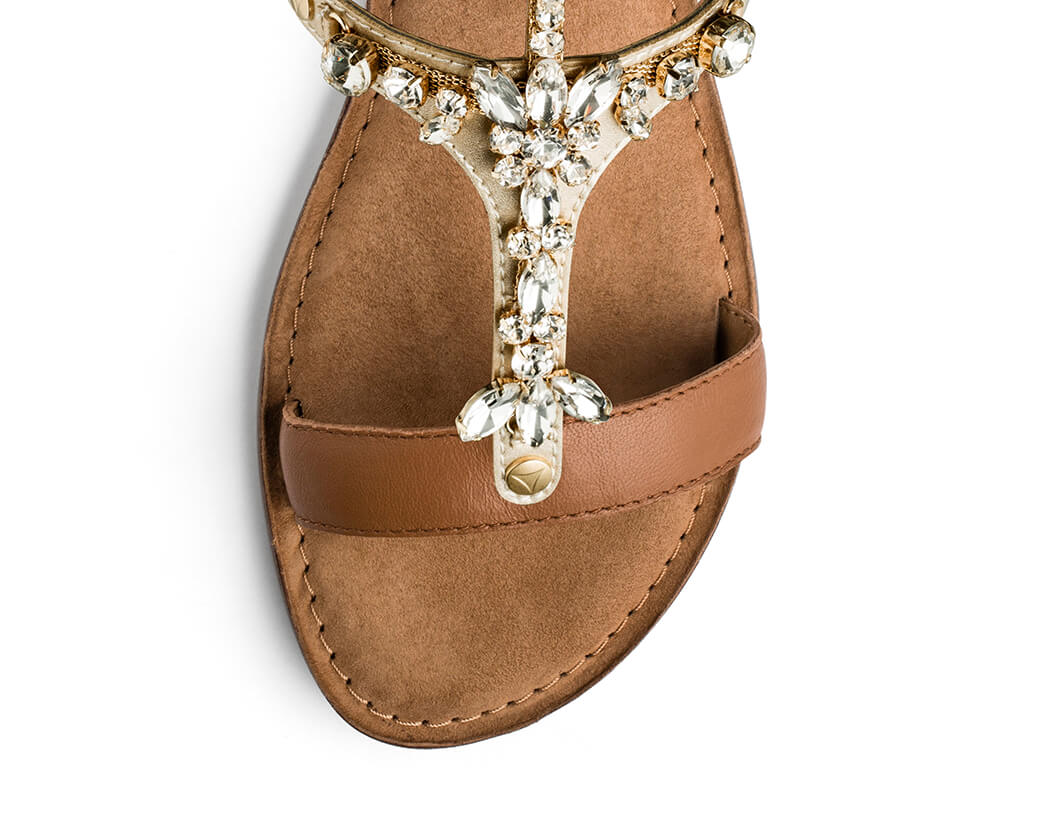 Brilliant Life Chain - Comfort Riemen Cognac