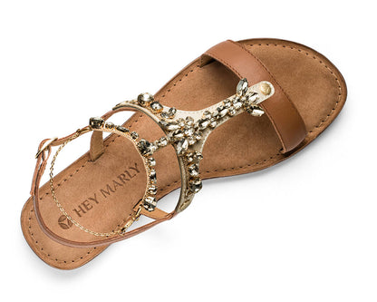 Brilliant Life Chain - Comfort Riemen Cognac