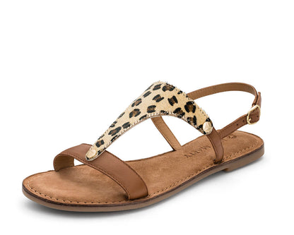 Animal Print - Comfort Riemen Cognac