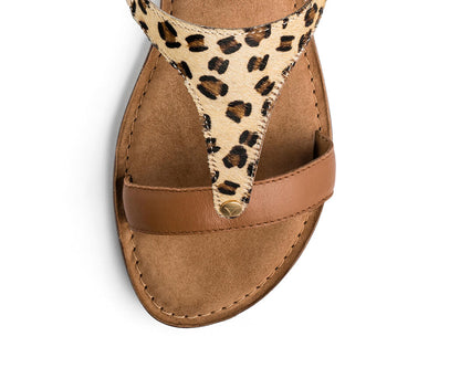 Animal Print - Comfort Riemen Cognac