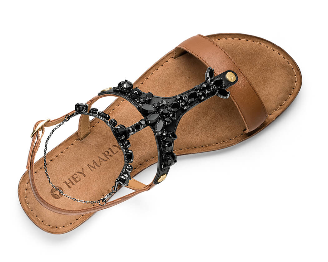 Brilliant Life Chain - Comfort Riemen Cognac